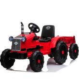 MIKO Ηλεκτροκίνητο Τρακτέρ με καρότσα 12V, BJ9959 Red