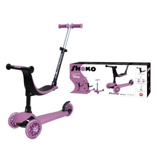 AS Company Πατίνι Shoko Prime 3 in 1 Pink 5004-50506