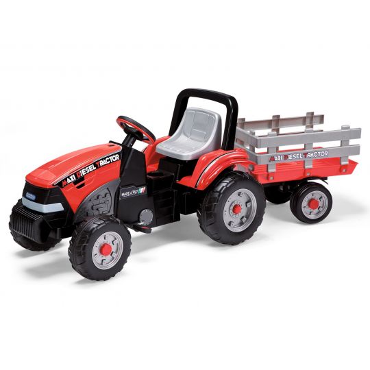 Peg Perego Maxi Diesel Tractor with Trailer CD0551