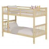 Παιδικό Κρεβάτι Κουκέτα LANTAI HM682.01 Φυσικό 190x90εκ