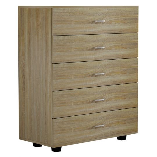 Συρταριέρα Μελαμίνης Με 5 Συρτάρια HM8995.01 Sonama 80Χ40Χ100εκ