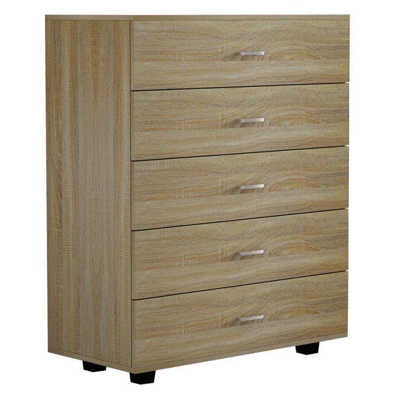 Συρταριέρα Μελαμίνης Με 5 Συρτάρια HM8995.01 Sonama 80Χ40Χ100εκ