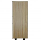 Συρταριέρα Μελαμίνης Με 5 Συρτάρια HM8995.04 Sonama Λευκή 80Χ40Χ100εκ