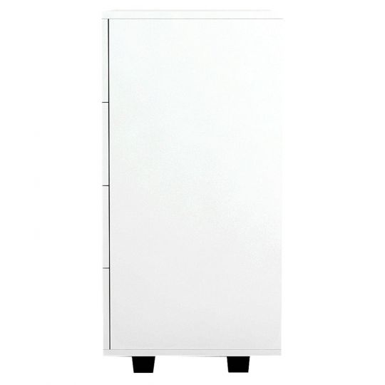 Συρταριέρα Μελαμίνης Με 4 Συρτάρια HM8996.03 Λευκή 80Χ40Χ83εκ