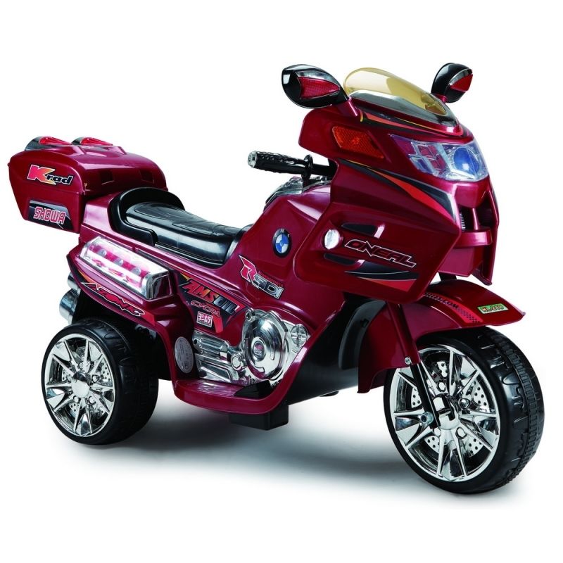 MIKO Ηλεκτροκίνητη μηχανή 6V, HL219 σε κόκκινο